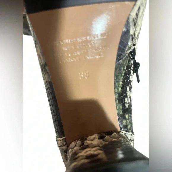 Snakeskin Ankle Booties - Picture 4 of 6